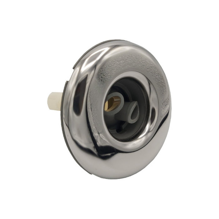 Waterway Hot Tub Jet, 3" Threaded Dual Roto Grey/SS
