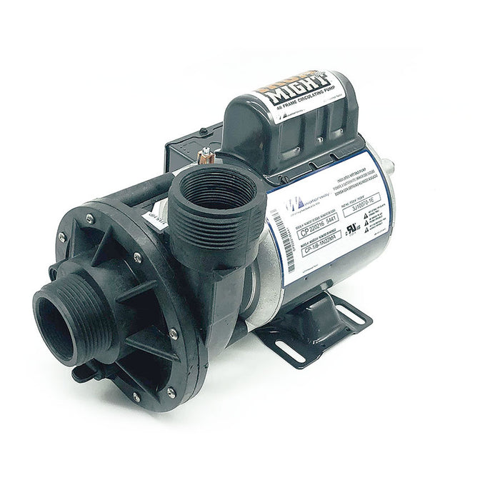 Waterway Iron Might 115V Circ Pump with 48 frame motor for hot tubs and circulation applications.