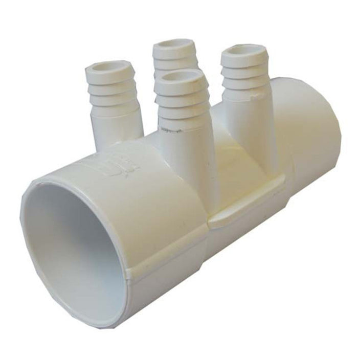Waterway Manifold - 2" S x 2"SP x (4) 3/4" Barb