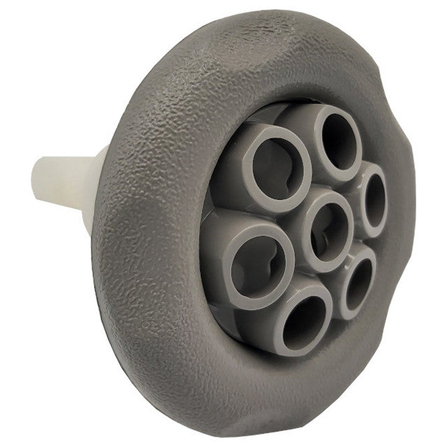 Waterway Threaded 3-3/8" Hot Tub Jet - Grey