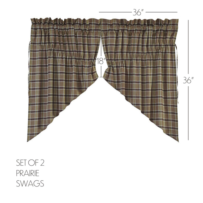 Wattsyn Prairie Swag Curtains