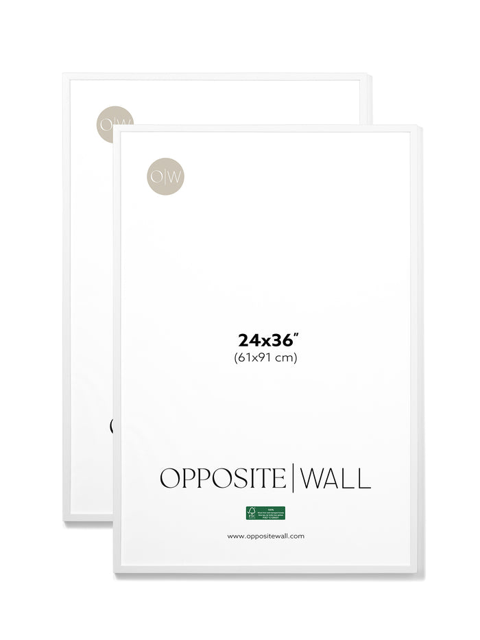White Oak Frame (2 Pack), 24x36 in | 61x91 cm