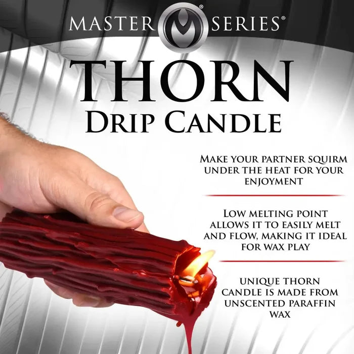 Master Series® Thorn Drip Candle - Red