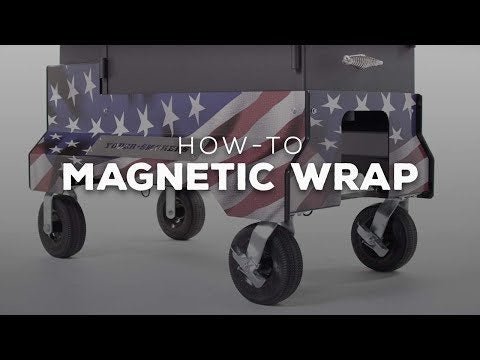 Yoder Smokers YS1500 Competition Cart Magnetic Wrap - American Flag - Smoker Guru